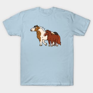 Noggin and Lily Chibi Horses T-Shirt